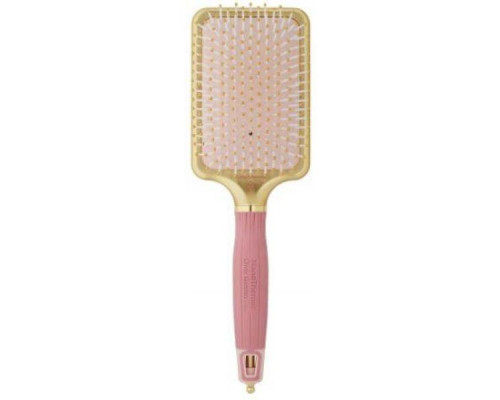 Щетка для волос широкая керамик + ион NanoThermic розовое золото