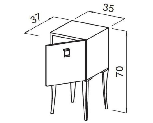 Тумба CABINET SHOP ALEG/ASUS